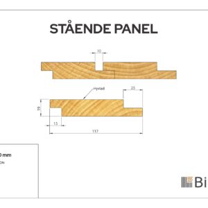Spårpanel Thermofuru 19x117 - Bild 2