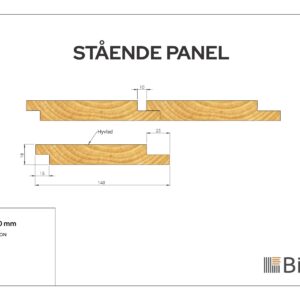Spårpanel Thermofuru 19x140 - Bild 2