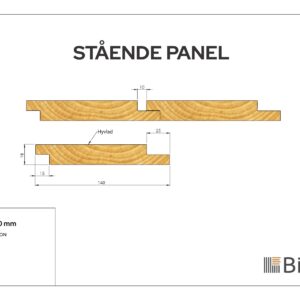Spårpanel Thermofuru Brandskydd 19x140 - Bild 2