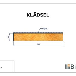 Klädselbräda Linax Brun 22x145 - Bild 3