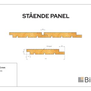 Spårpanel 10mm Linax Grå 22x170 - Bild 2