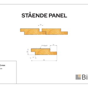 Spårpanel 10mm Linax Grå 22x95 - Bild 2