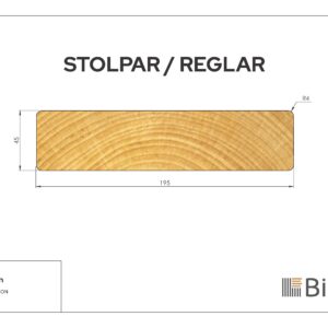 Regel Linax Brun 45x195 - Bild 3