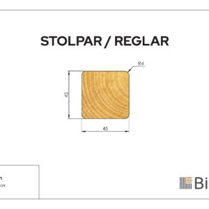 Regel Linax Grå 45x45 - Bild 3