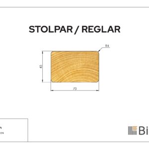 Regel Linax Grå 45x70 - Bild 3