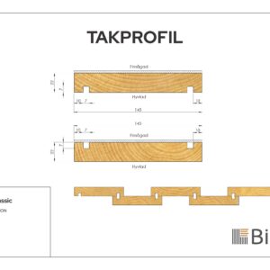 Takprofil Underbräda Linax Grå 22x145 - Bild 2